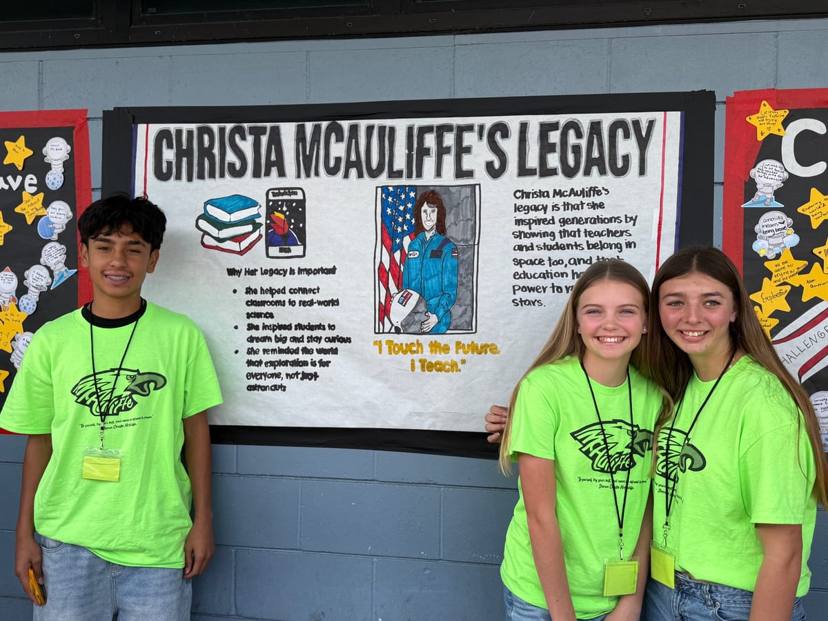 Middle School Honors Legacy of its Namesake, Christa McAuliffe