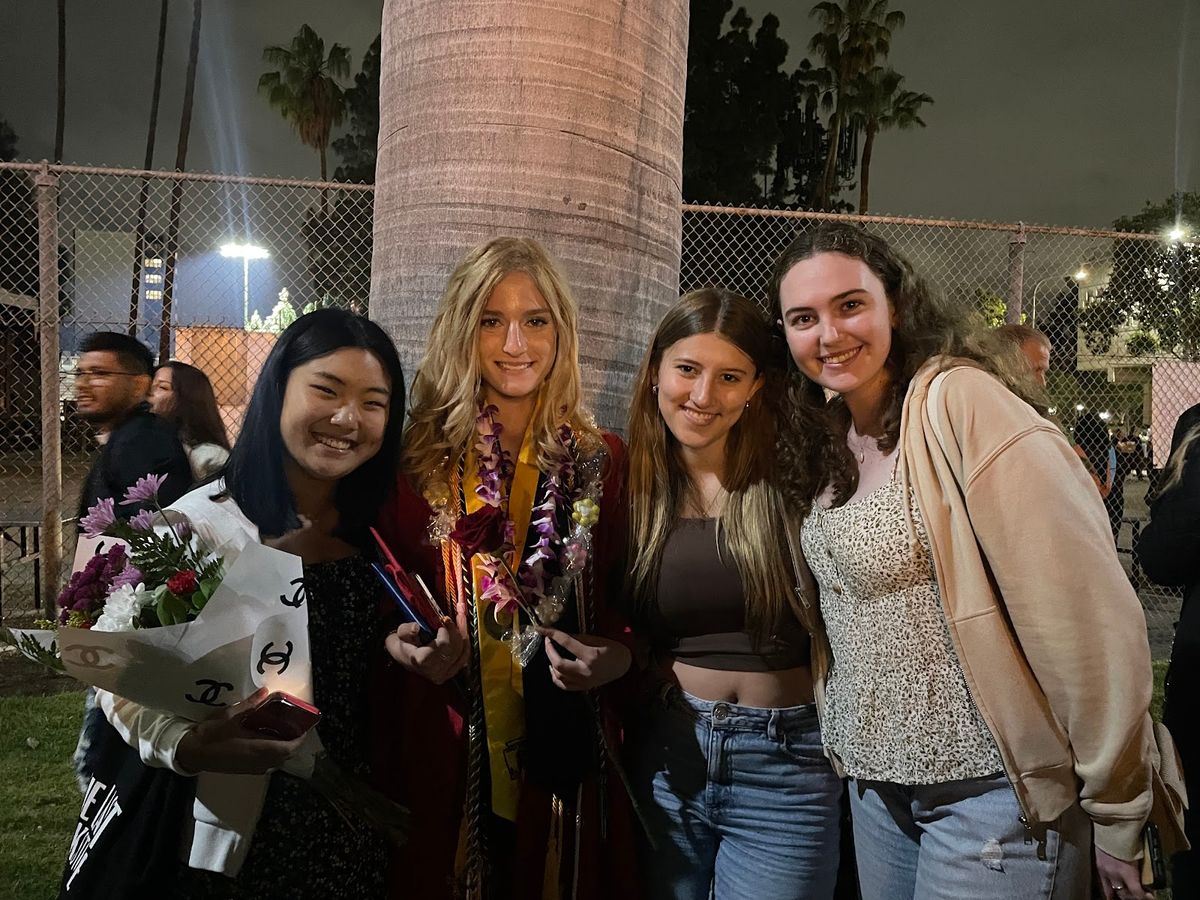 Recent graduates look back on their time at Los Alamitos High School and forward to the future