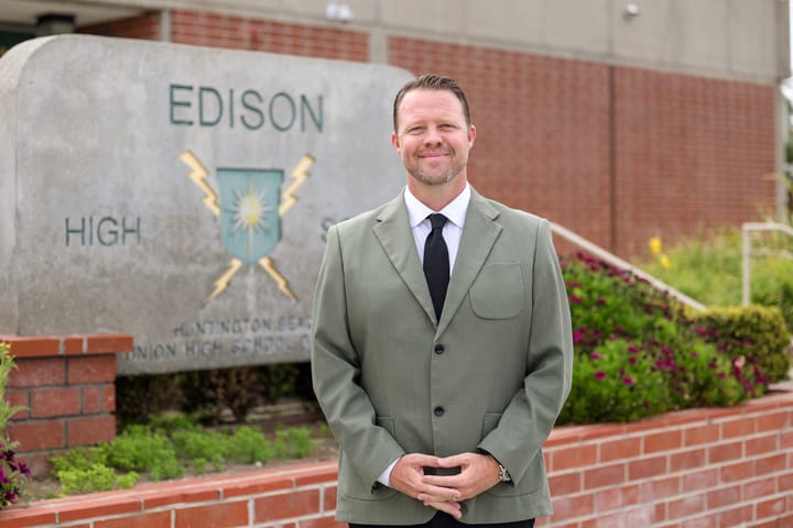 Matt White is Announced as New Principal of Edison High School