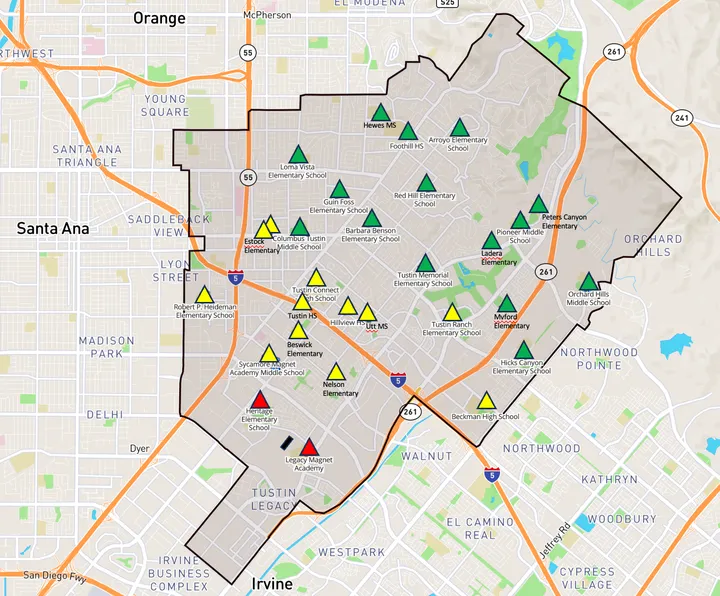 Some Tustin Unified schools remain closed all week after massive hangar fire