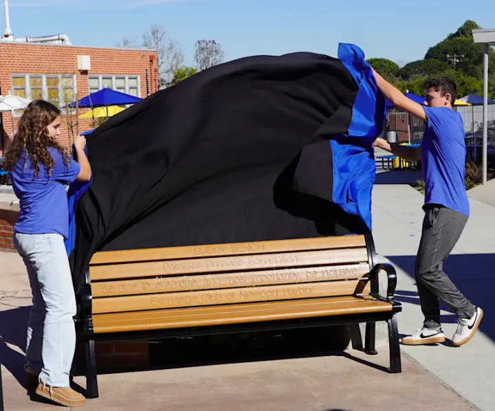 A Seat for Kindness: Newport-Mesa USD Students Celebrate New Buddy Bench