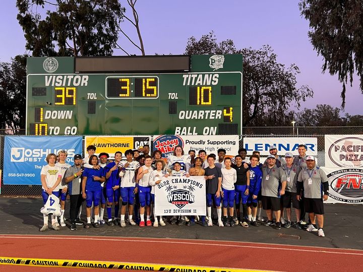 With a win on Nov. 19, the Los Alamitos Pop Warner 13U Blue Griffins secured a spot to compete in the league's 'Super Bowl' i