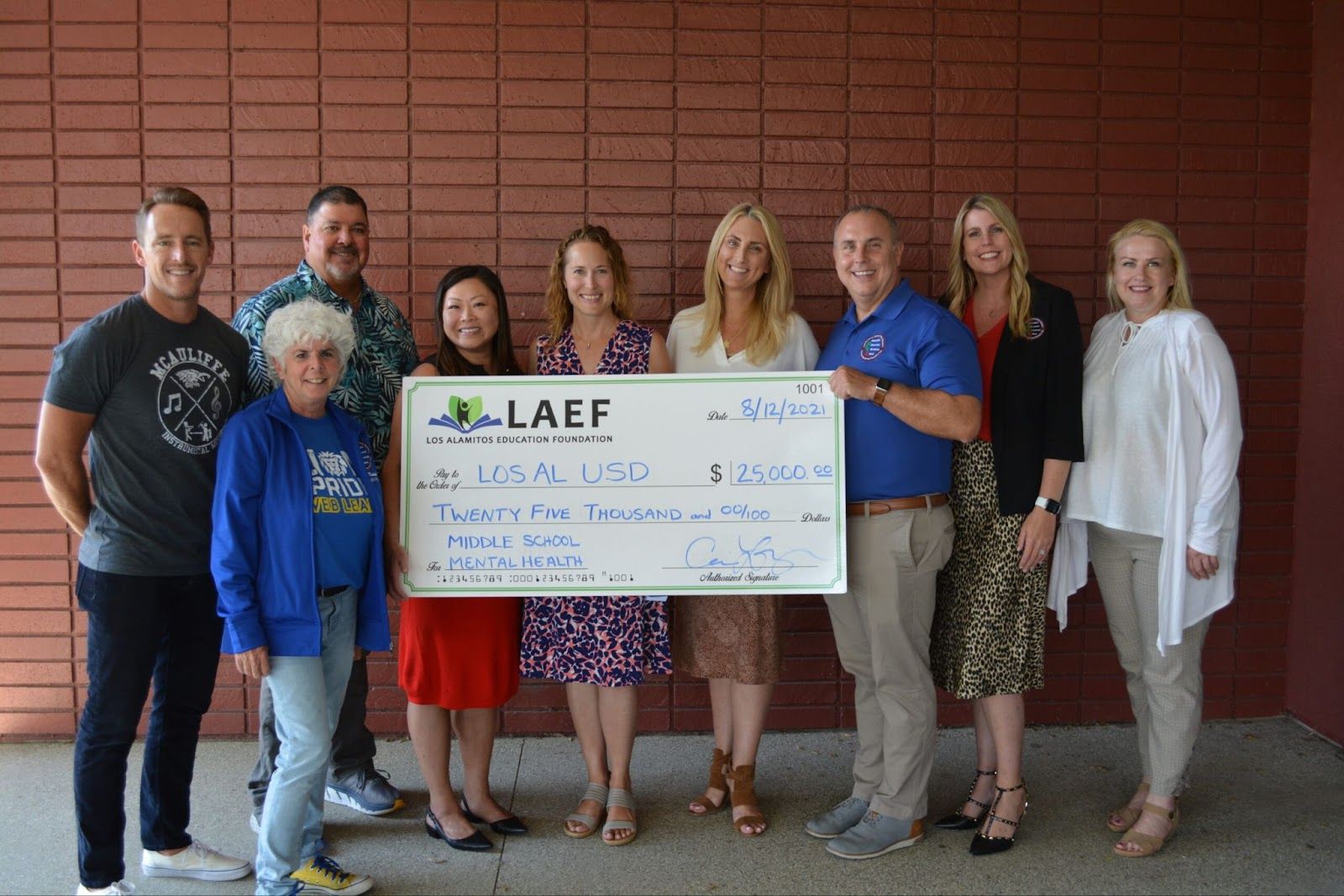 Since 2017, LAEF has donated more than $150,000 to support student wellness and mental health including helping pay for salaries of counselors and for the construction of WellSpaces at the district's campuses. Courtesy photo.
