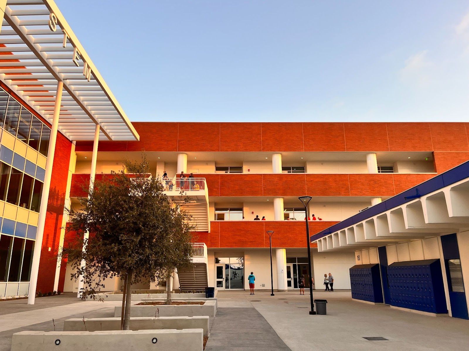 Visitors tour the new STEM building at LAHS on August 24. Photo by Jeannette Andruss.