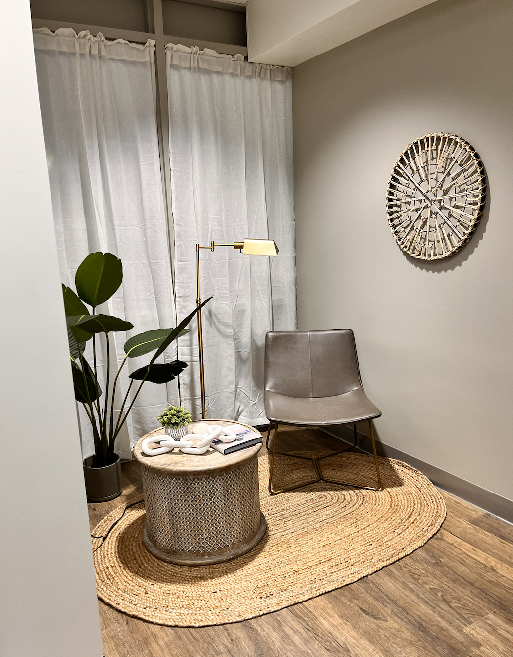 The new WellSpace at Los Alamitos High School features a variety of seating and spaces for students to reset or meet with the high school's wellness and mental health professionals. Photo by Jeannette Andruss.